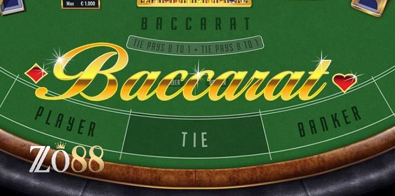 Baccarat – Game cược đình đám hàng đầu tại Zo88