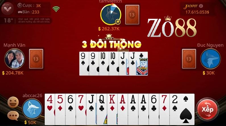 Tiến Lên Miền Nam Tại Zo88 – Game Bài Đỉnh Cao 2025 4 Mẹo chơi Tiên Lên Miền Nam hiệu quả